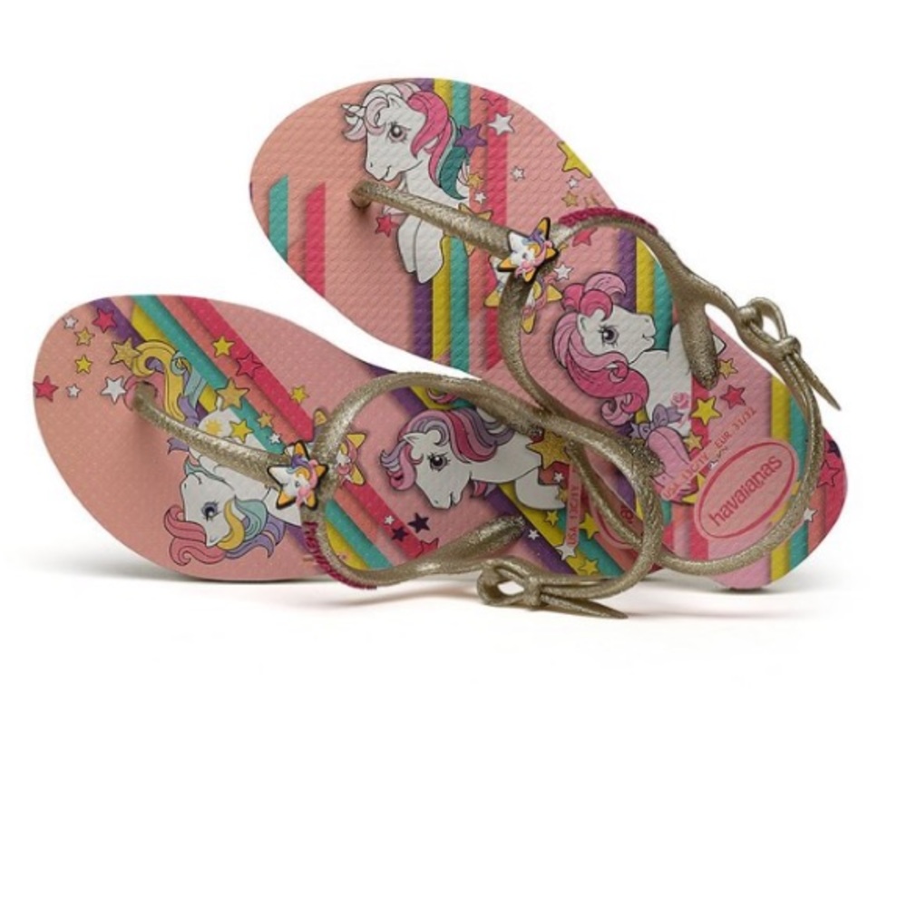 Havanianas My Little Pony Pink Sandal Youth Girl’s Size 3/4 New (READ ALL) - Picture 4 of 5